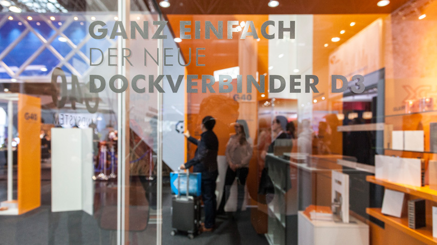 Messe Euroshop 2017 Wandsystem Leichtbauweise Messewand ©GILNHAMMER