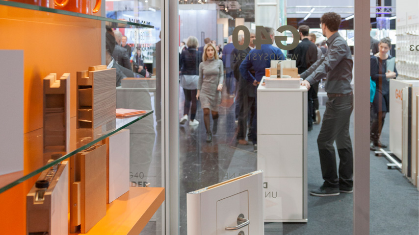 Messe Euroshop 2017 Wandsystem Leichtbauweise Messewand ©GILNHAMMER