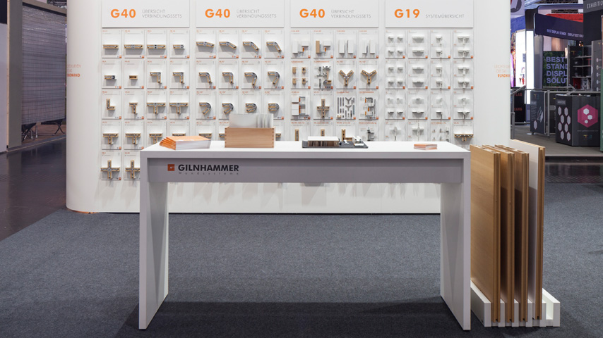 Messe Euroshop 2017 Wandsystem Leichtbauweise Messewand ©GILNHAMMER