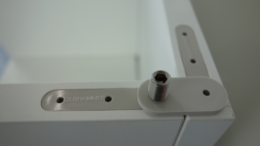 U-Verbinder mit eingedrehter Pin Schraube ©GILNHAMMER